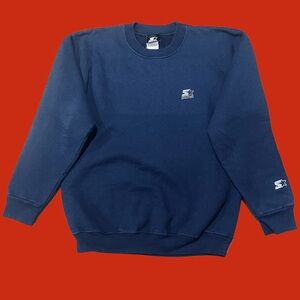 Starter Navy Blue Vintage 90’s Boy’s Starter Crewneck Sweatshirt Large